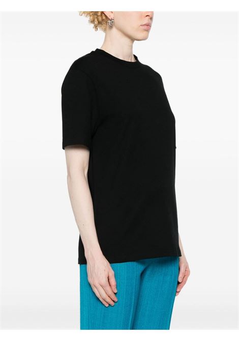 Black logo-print T-shirt Jil Sander - women JIL SANDER | J02GC0128J46219001